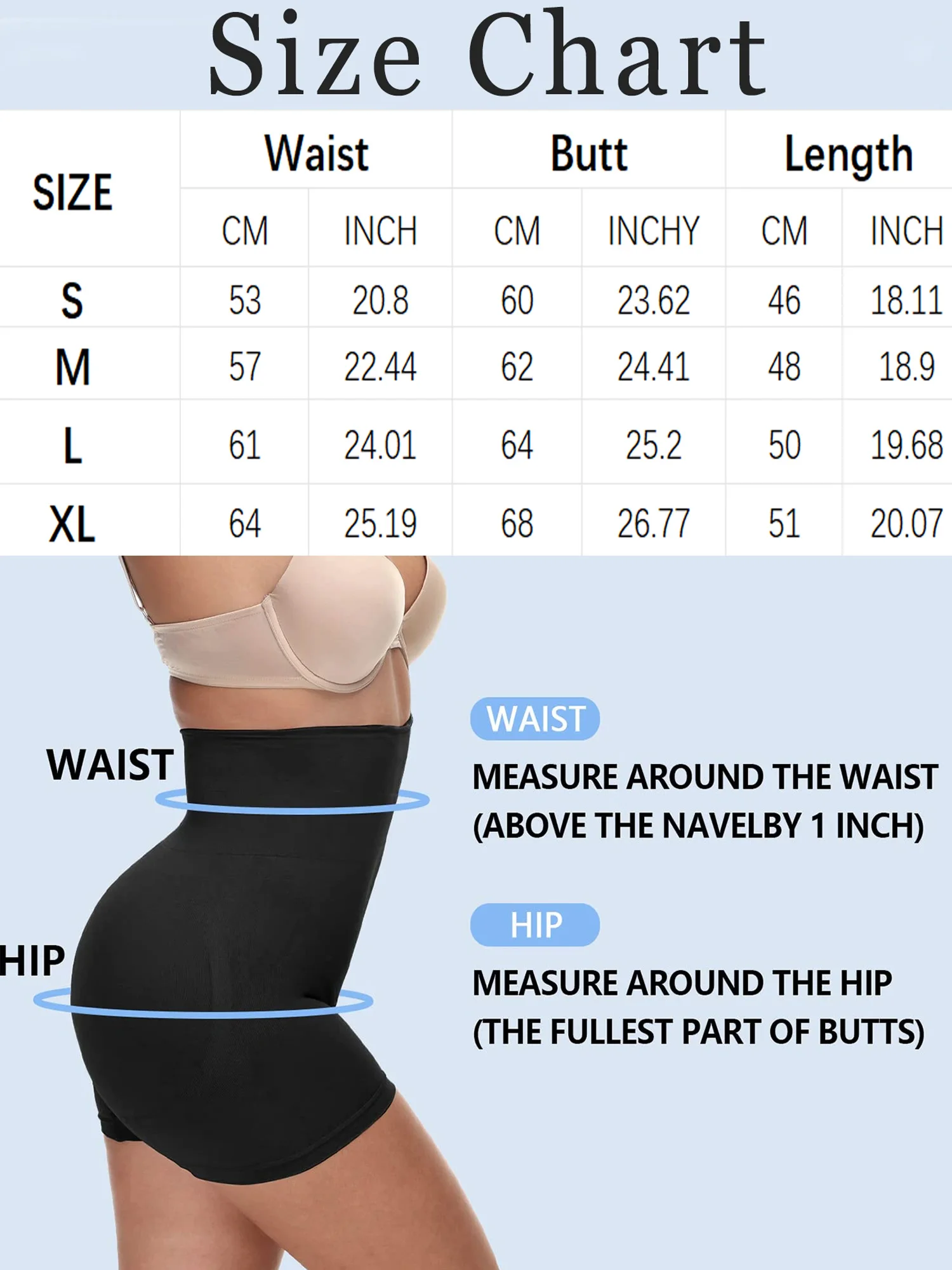 Women\'s Slip Shorts for Under Dresses Seamless Smooth Boyshort Panties Butt Lift High Waist Thigh Slimmer Tummy Control Panties