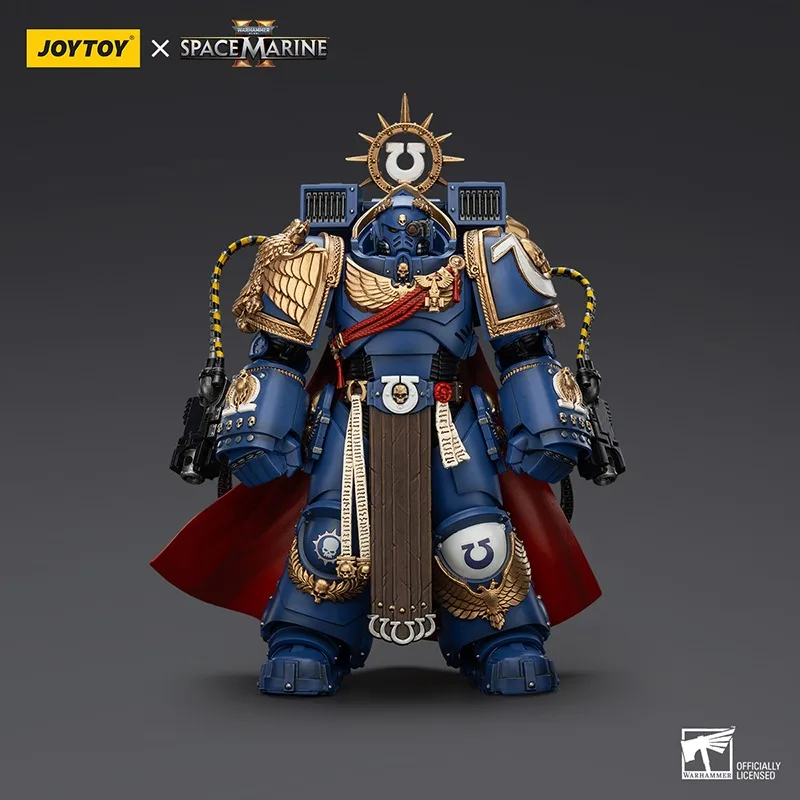 

Joytoy Warhammer1/18 Action Figures Ultramarines Marneus Calgar, Chapter Master with MkX Gravis Armour and Gauntlets of Ultramar