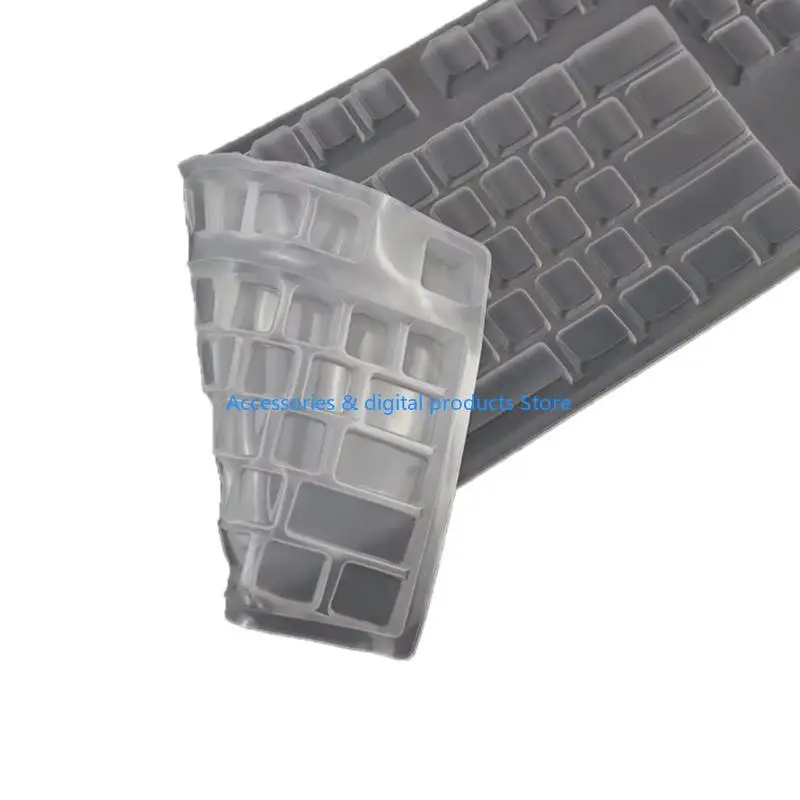77JD Thin Keyboards Skin Cover, Clear TPU Laptop Keyboards Skin Protective Film for V500Pro Wireless Keyboards