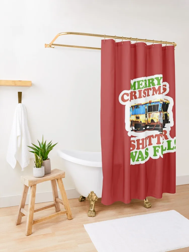 Buon Natale! Set di accessori per il bagno con tenda da doccia per bagno Doccia da bagno trasparente per tenda