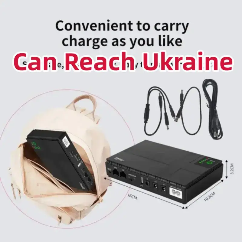 

Портативный мини-источник питания, 10400 мАч, 5-24 В