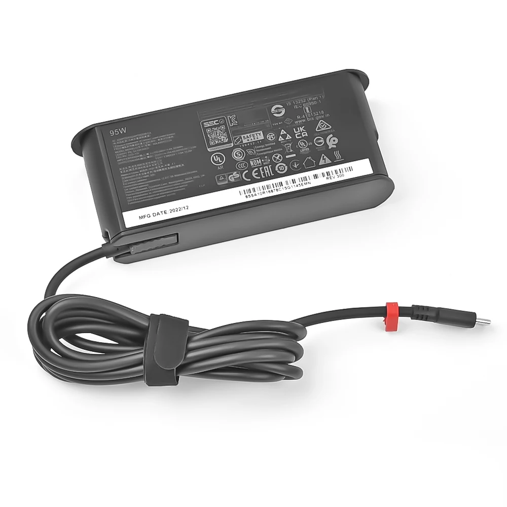 95W 20V 4.75A USB-C TYPE C Replacement AC Laptop Charger Adapter For Lenovo ThinkPad Y740S Y9000X X1 ADLX95YLCC3A 02DL130