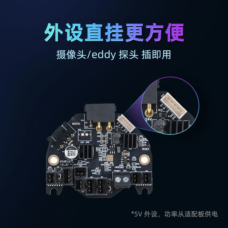 LDO Nitehawk-36 Toolhead Mainboard 3D Printer Control Board Onboard Dual USB Raspberry Pi Interface