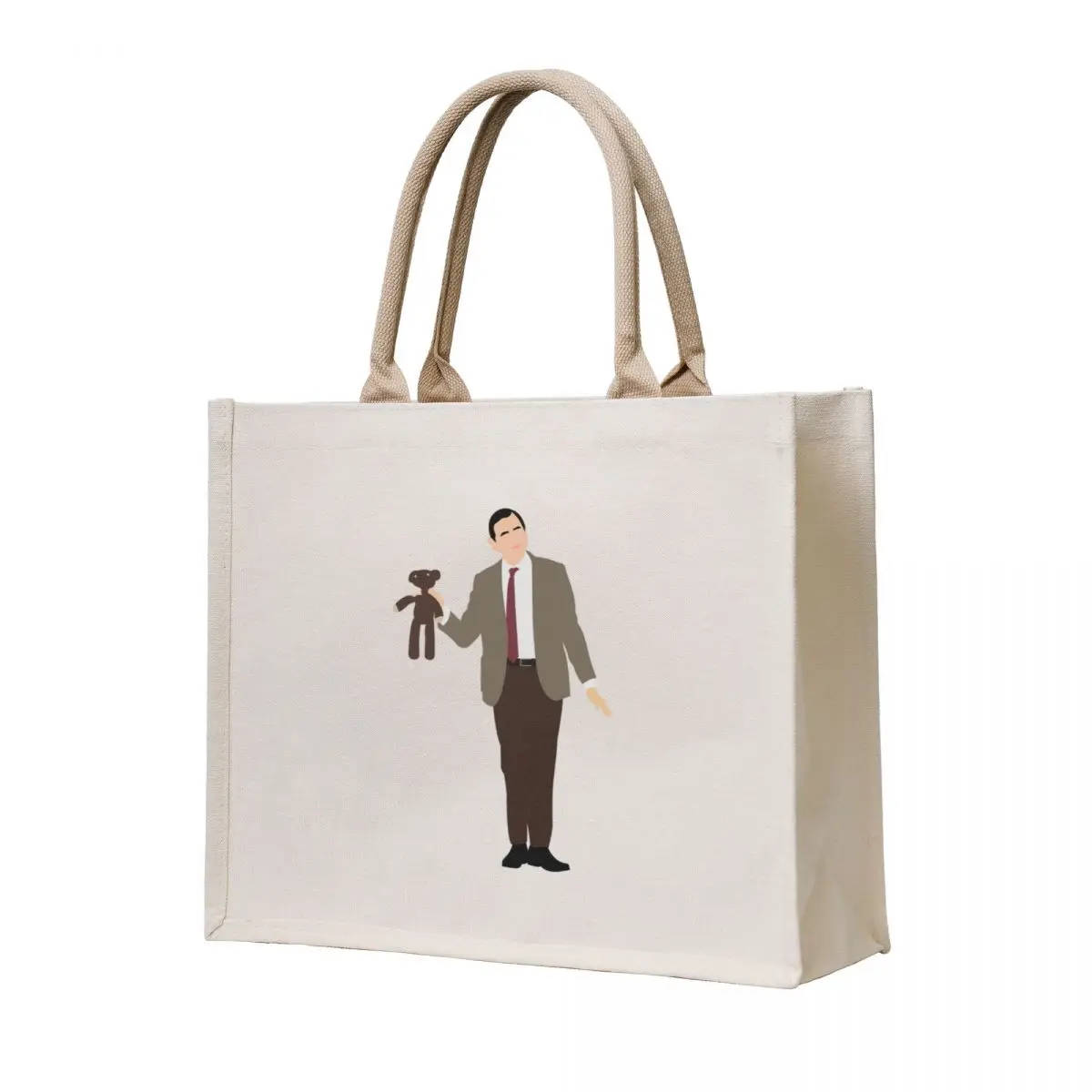 

Mr Bean Tote Bag cute pouch bag Women's bags custom canvas bag luxury women