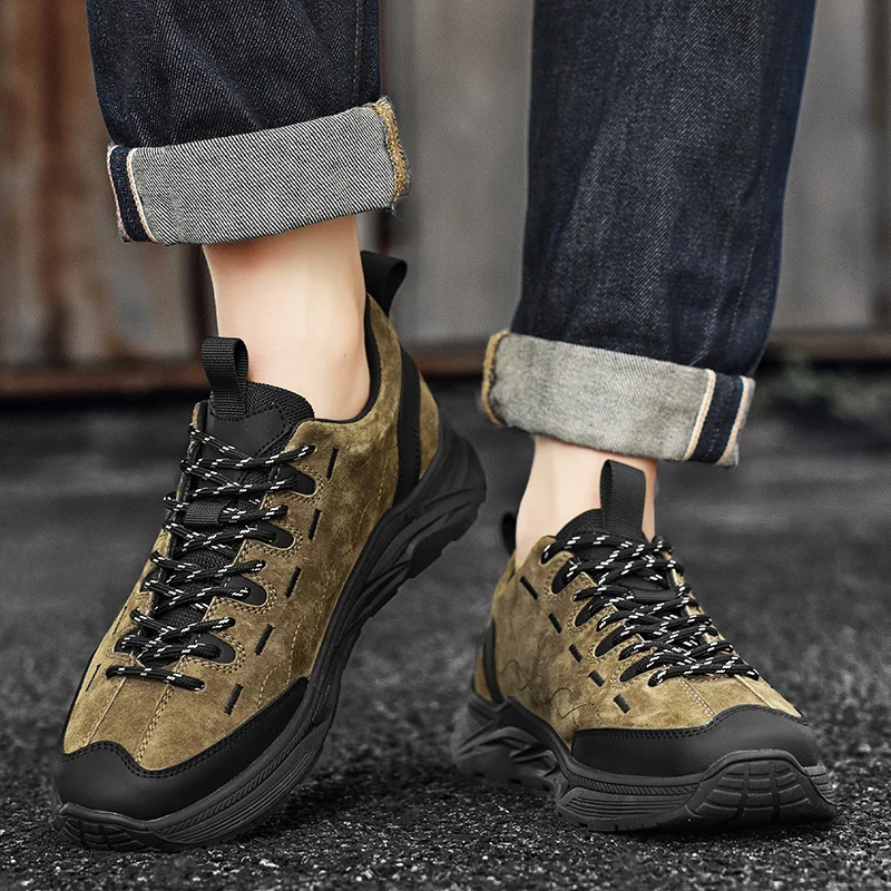 أحذية الرجال أحذية رياضية الذكور أحذية رجالي عادية Tenis أحذية فاخرة المدرب سباق تنفس الأحذية أحذية بدون كعب أنيقة احذية الجري للرجال #4