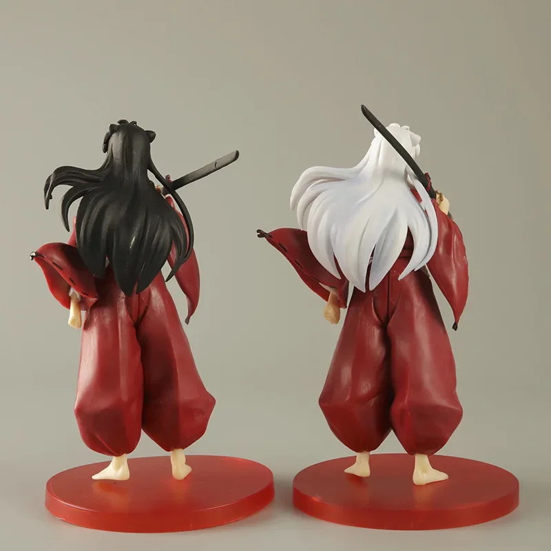 Inuyasha Anime Characters Action Figure Inuyasha  Anime Model Children's Gifts Desktop Ornaments  Collecting Dolls Tide Play