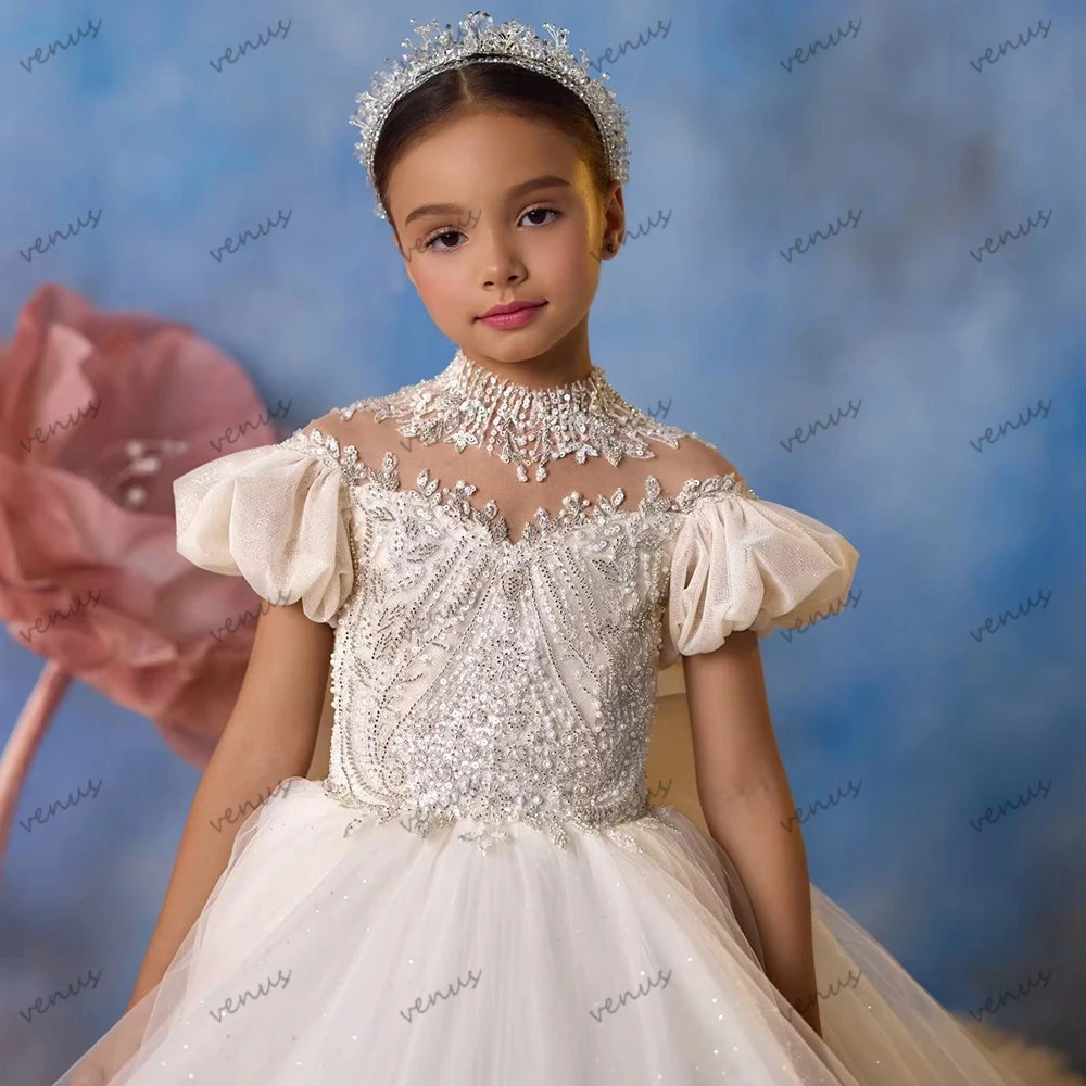 Flower Girl Party Dresses فساتين للمناسبات الخاصة Beautiful Princess Birthday Dress Customized Vestidos De Novia 2026