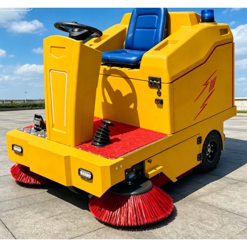 CE Certificate Floor Sweeper Street Sweeper Machine Industrial Road Sweeper Hand-Pushed Double Box Floor Washer for Hot Sale