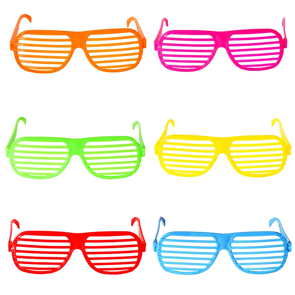 12/30Pcs Shutter Shades Glasses Toys Kids Boy Girls Glasses Makeup Birthday Party Favors Pinata Fillers Toys Gifts Goodie Bags