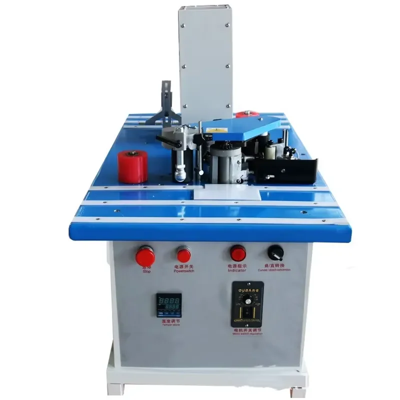 CE Certification Wide Operating Range Curved Straight Edge Banding Trimming Machine Motor 1 Year for Various Furniture