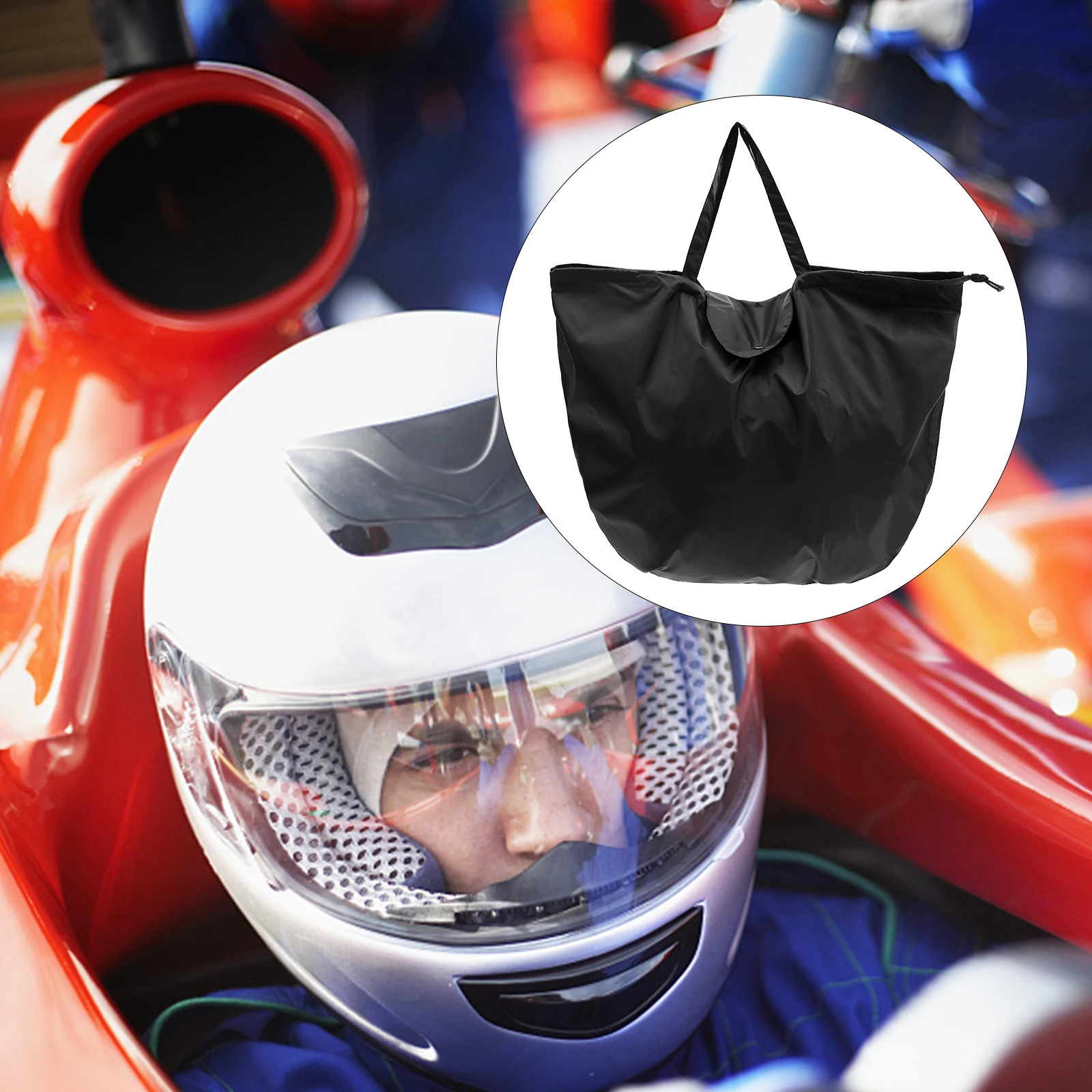 

1Pcs Foldable Waterproof Helmet Bag Durable Travel Pouch for Outdoor Motorcycle Helmet Storage