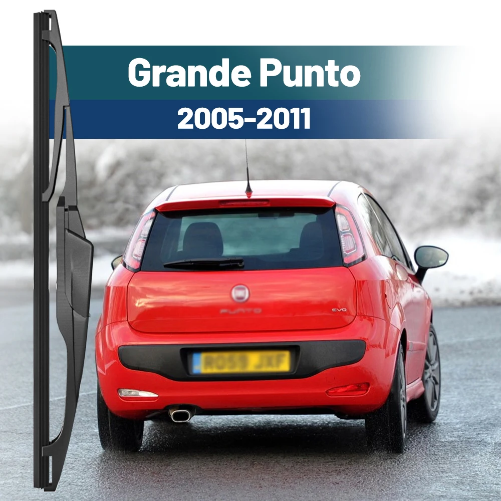 Für Fiat Grande Punto 199 Punto Evo 12 "Heckscheibenwischerblatt Windschutzscheibe Windschutzscheibe Saubere Heckklappe Fenster Regenbürste