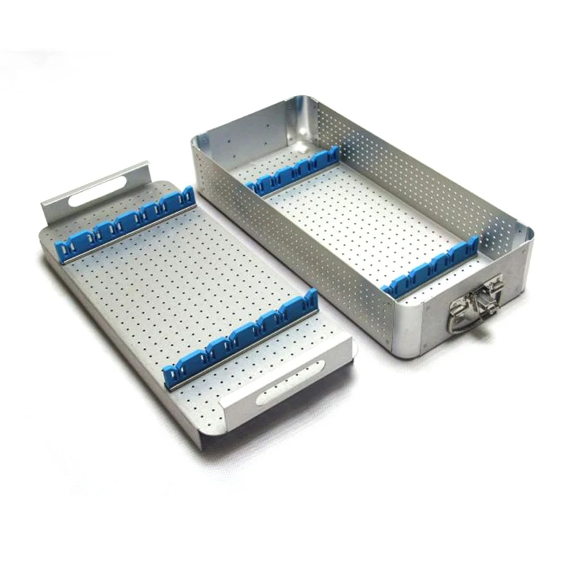 Endoscopic Laparoscopic Instrument Sterilization Box High Temperature Storage Box Medical Equipment