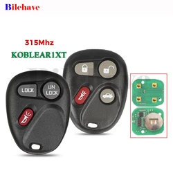 jingyuqin 315Mhz 3/4 Buttons KOBLEAR1XT Smart Car Remote Key For Chevrolet Silverado Suburban S10 Tahoe Yukon 2002-2004 Fob