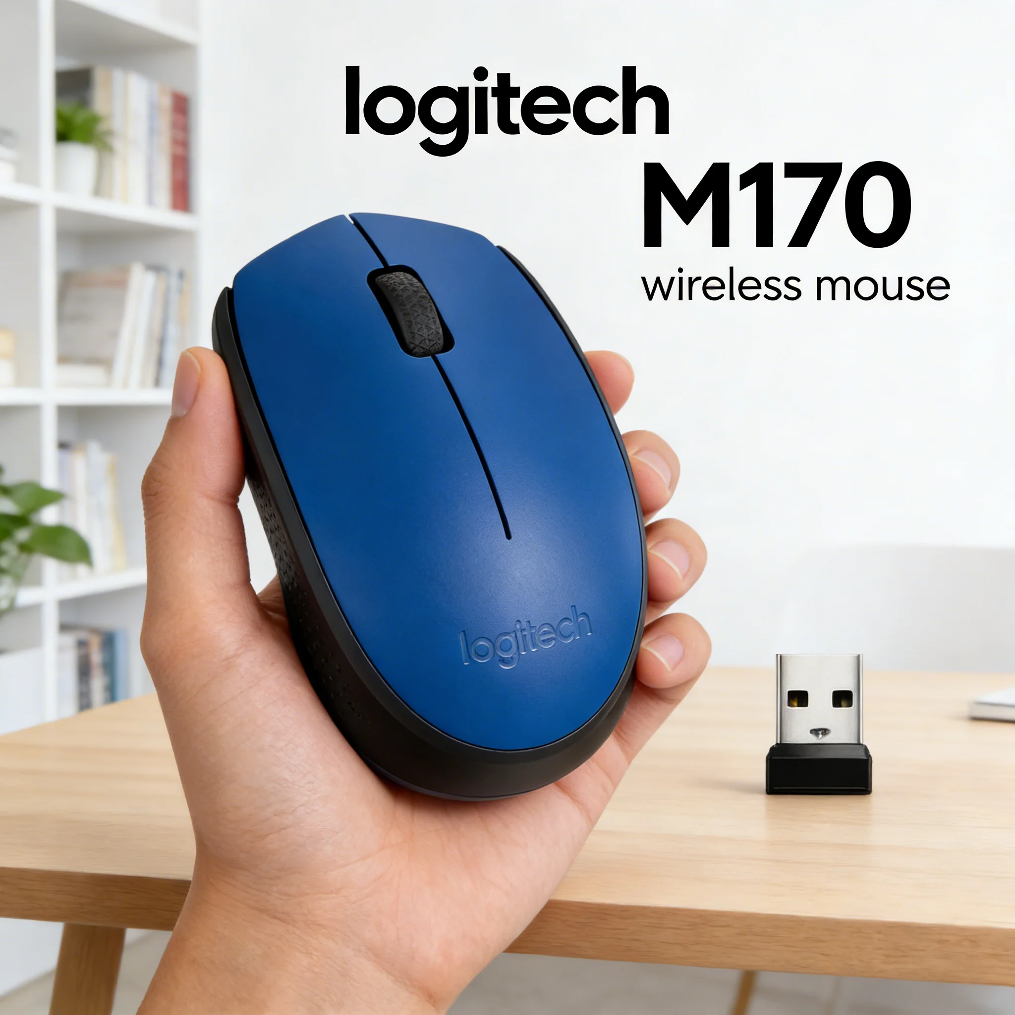 

Logitech M170 2.4G Wireless Optical Mouse – Nano Receiver, 10m Range, Daily Computing Essential