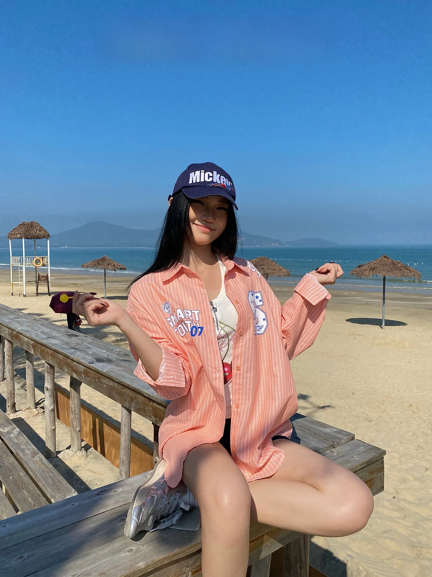 

Свободный повседневный кардиган в американском стиле с принтом и полосками, модная хлопковая верхняя одежда с длинными рукавами, дышащая, весенняя