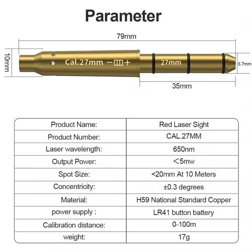 Horizontal Calibration 5.5mm Sight Red Laser Calibration Instrument Zero free Concentric High Precision Sight - Image 8