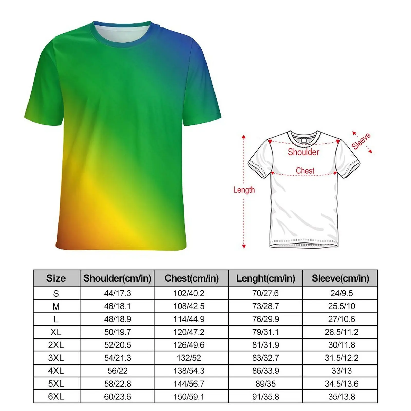 Big Size T-Shirt Original Rainbow Texture T Shirts LGBT Pride Flag Casual O Neck Tee Shirt Male Vintage Custom Tees