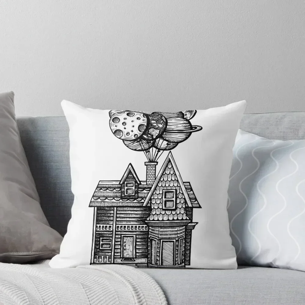

Up, Up and Away Throw Pillow luxury decor Pillows Aesthetic Pillowcase Cushion Plaid Sofa pillow