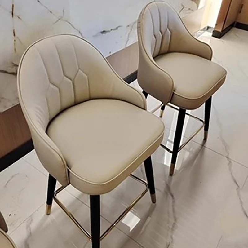 Modern European Bar Stool Luxury Lounge Make Up Salon Bar Chairs Waiting Industrial Cadeira Ergonomica Restaurant Furnitures