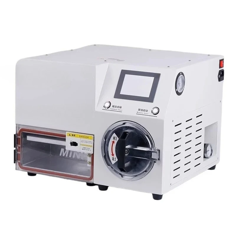 Screen press all-in-one machine Automatic laminating machine  dry glue vacuum laminating defoaming screen separator