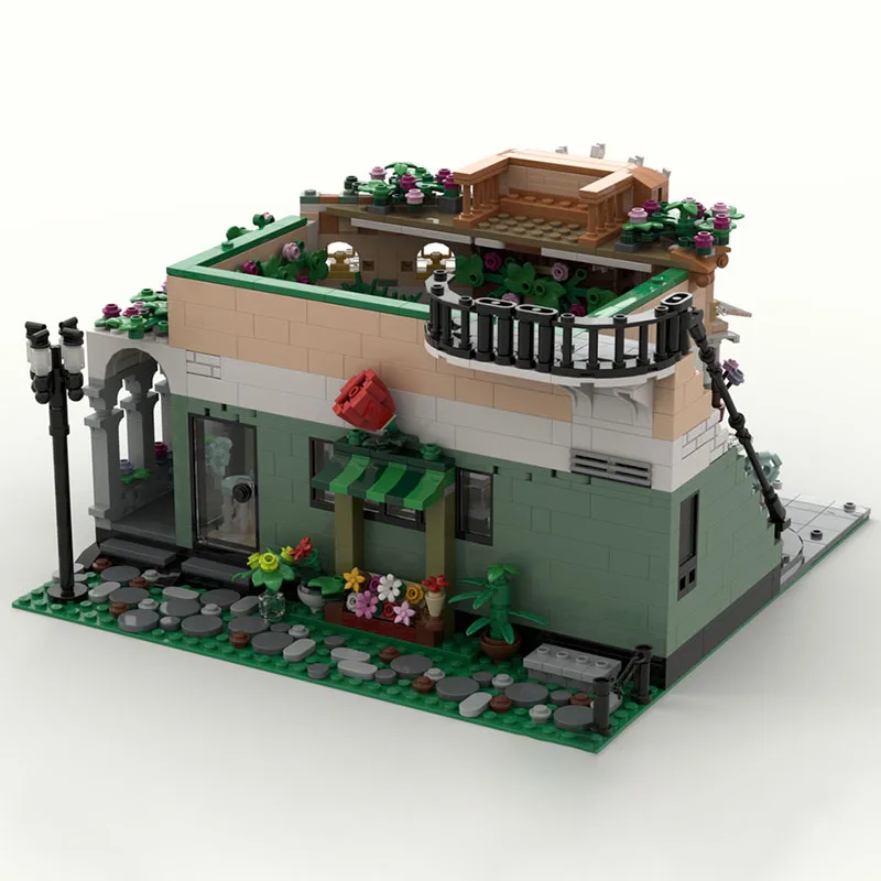 1802Pcs Moc Café Fl…