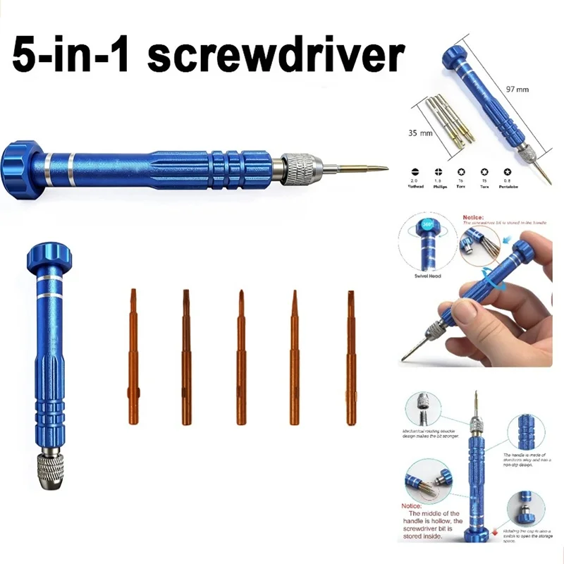 Aliexpress 5 In 1 Mobile Phone Repair Kit Notebook Tablet Maintenance Precision Cross Star Bit Set Portable Electronics Repair Kit Tools - Aliexpress Deal