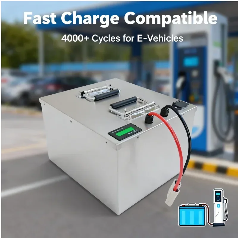 84V 23S Li-ion Battery Pack Built-in BMS 80Ah-300Ah for Sightseeing Car, Airport Ground Support Vehicle, Utility Cart, Electric