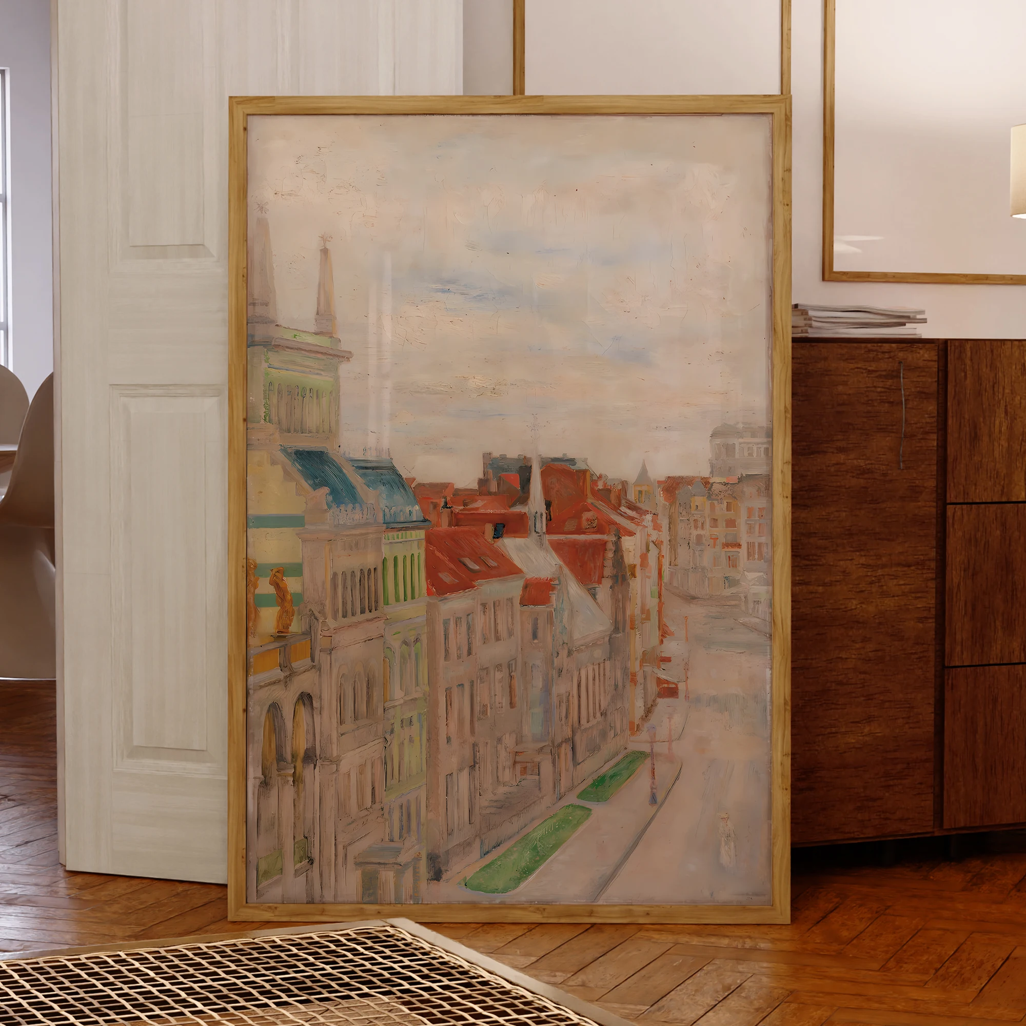 Vintage Ostend Theater Street View Wand Kunstdrucke Leinwand Malerei Poster Bild Für Wohnzimmer Wasserdichte Wohnkultur