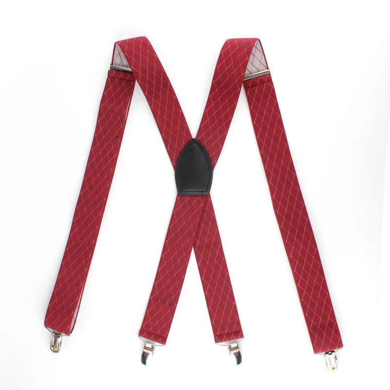 supply of adult men suspenders with trousers straps elastic elastic straps in stock.