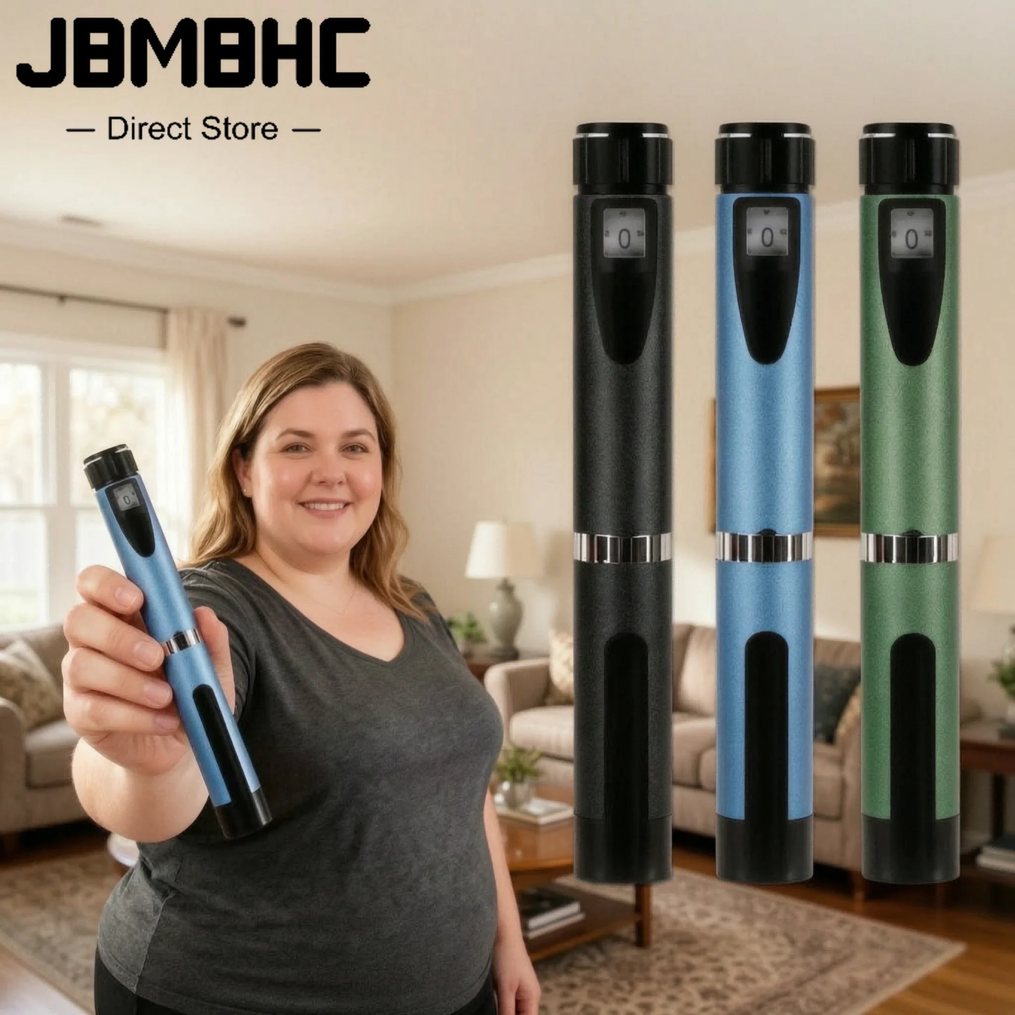 

Reusable 60 Unit Insulin Injection Pen Compatible with 3ml Cartridges, Peptide Pen Injector, Syringe Pen for Insulin Injection