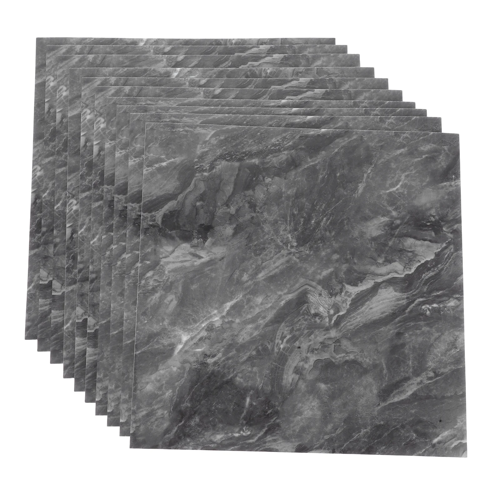 

10pcs Marble Peel Stick Tiles Waterproof For Kitchen Bathroom Living Room Marble Bedroom Wall Backsplash Covers