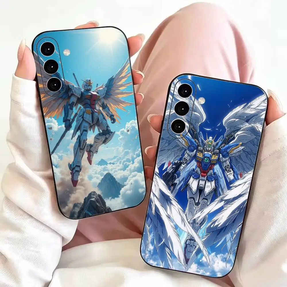 Anime-Gundam Gift Phone Case Black Silicone Soft For Samsung Galaxy A73,A72,A71,A70,A53,A52,A51