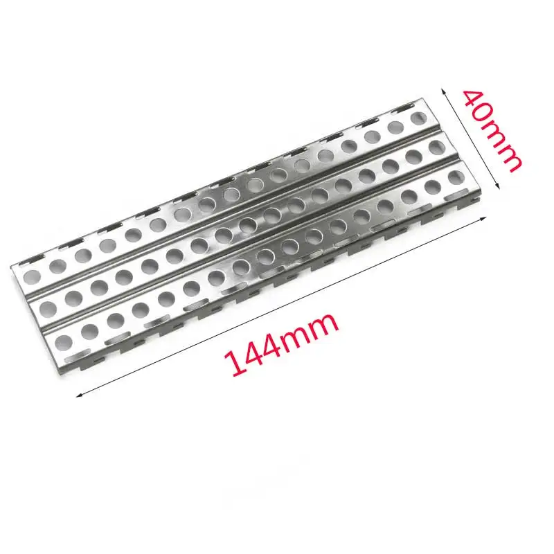 Metal Escape Board Anti Slip Plate Can Be Spliced and Extended for 1/10 RC Crawler Car AXIAL SCX10 II  90046 Upgrade Accessories