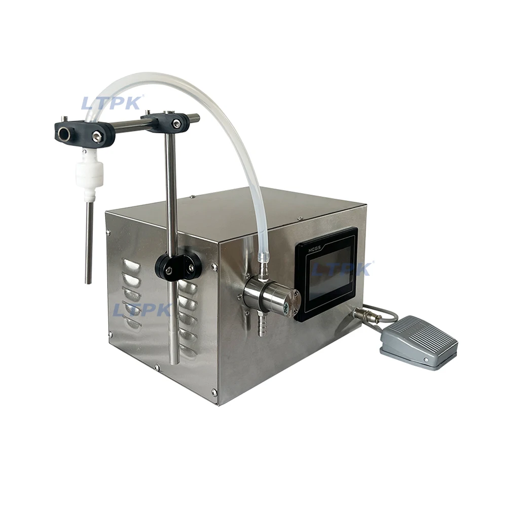 */For Semi Automatic Magnetic Pump Liquid Essential Oil Juice Drink Milk Coffee Soy Sauce Vinegar Water Bottle Filling Machine F