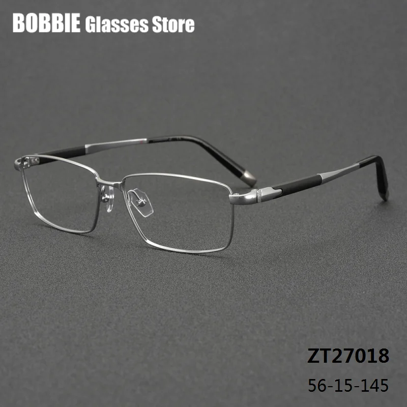 Japanese Brand Pure Titanium Glasses Frame Men Business Eyeglasses Eyewear ZT27008 Ultra Light Large Face Shape 144mm New 2025