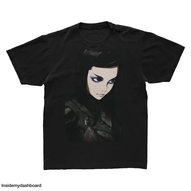 Ergo Proxy Re'L Mayer Glimpses Truth T-Shirt, Japanese Sci-Fi Anime, ReL Mayer, Proxy Vincent Law Tee