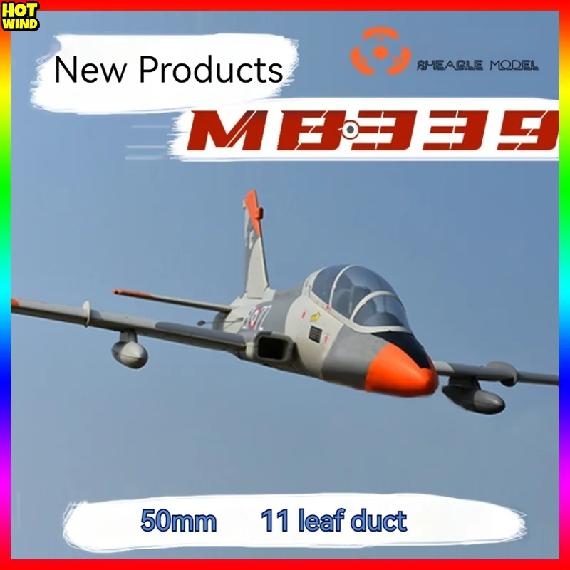 Remote-controlled Aircraft Model Mb339 Ducted Fighter 50mm Ducted Electric Fixed Wing Aircraft Model Rc Plane Toy Gift