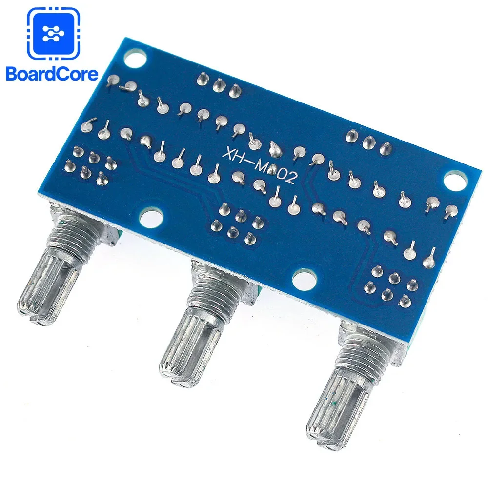 1 шт. XH-M802 двухканальная плата пассивного тона Hi-Fi аудио предусилитель модуль платы для регулировки басов/релирования, предусилитель для усилителя