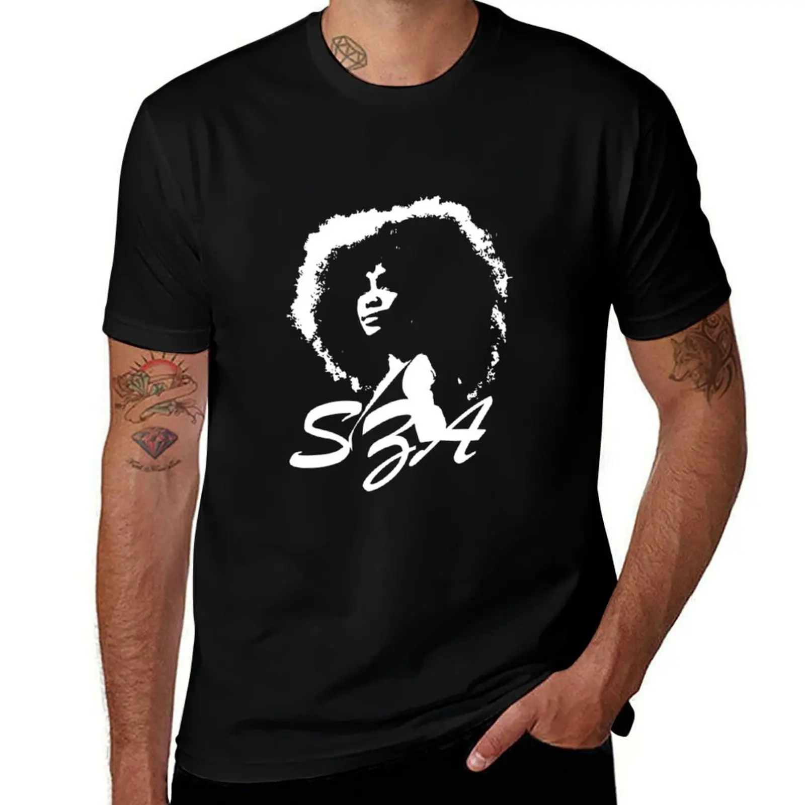 

sza T-Shirt graphic t shirt vintage topping blacks funny t shirts men