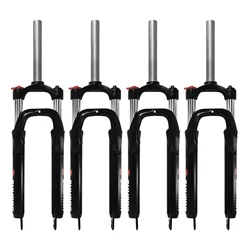 ZTZ 26inch Bicycle Mechanical Front Fork MTB Suspension Fork 9*100mm Quick Release Mountain Bike Fork Bicycle Parts