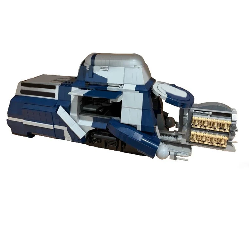 2010 PCS Star Battle 7662 DIY Sci-Fi Armored Troop Carrier MOC Customize Modular Building Block Kids DIY Boys Assembly Toy Gift