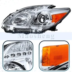Front Bumper Headlight Headlamp For Toyota Prius 2010-2015 Head Light Head Lamp