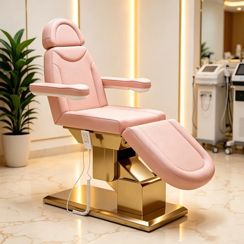 Foldable Adjustable Electric Beauty Bed Medical Spa Massage Treatment Bed