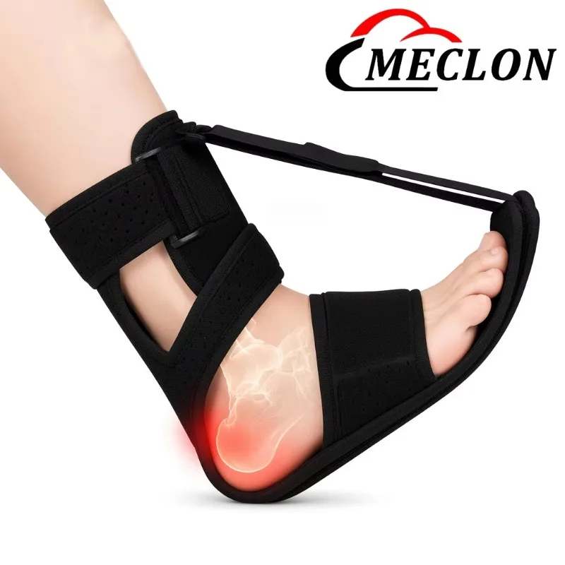 Fixed Plantar Fasciitis Splint Ankle Brace Compression Adjustable Dorsal Drop Foot Orthopedic Brace Comfortable Unisex