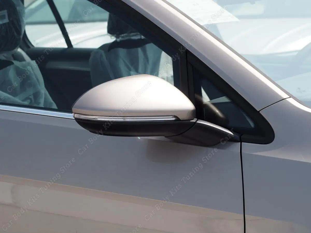 2 Stück M4 Spiegelkappen für VW Golf 7 7.5 MK7 7.5 Facelift TSI TDI GTI R GTD Basis 2013–2020 Rückspiegelabdeckung Fall GlossTuning – Detail 3