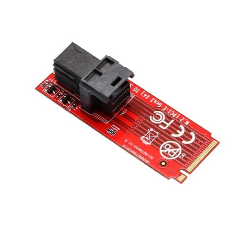 

Адаптер Mini SAS к M.2 M-Key NVMe SFF-8639 Компьютерные кабели Разъем SFF-8639 Кабель U.2 SFF-8639 к ключу M.2 M Карта адаптера NVMe