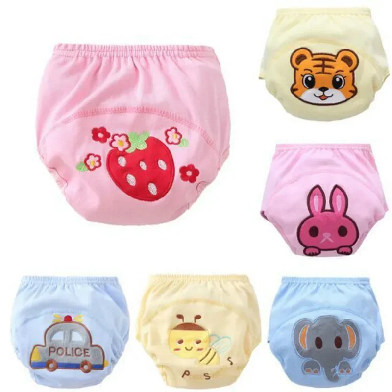 10pc Baby Infant Nappy Cloth Diapers Soft Covers Training Pants Merries Diaper Reusable Diapers 3 Layers Diapers 5-15kg