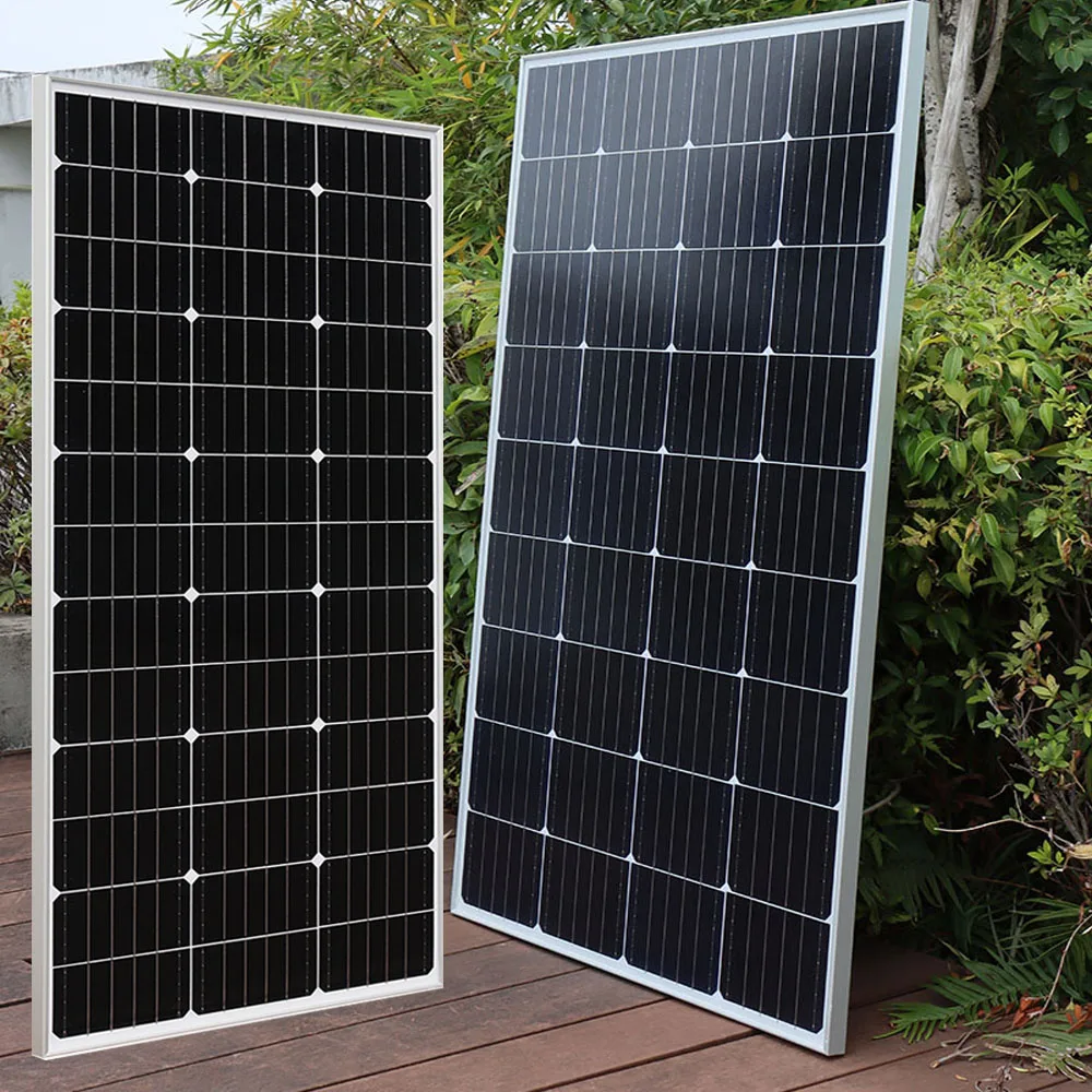 

200W Rigid Solar Panel and 150W Glass Photovoltaic Solar Panel System for Balcony Home charging battery Outdoor power supply