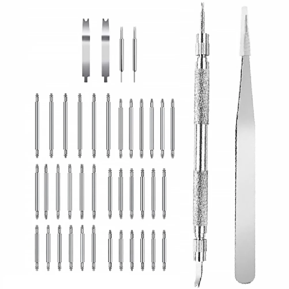 

Stainless Steel Watch Band Repair Kit Replacement Tools Spring Bars Non Slip Design Easy Use Jewelry Making Supplies